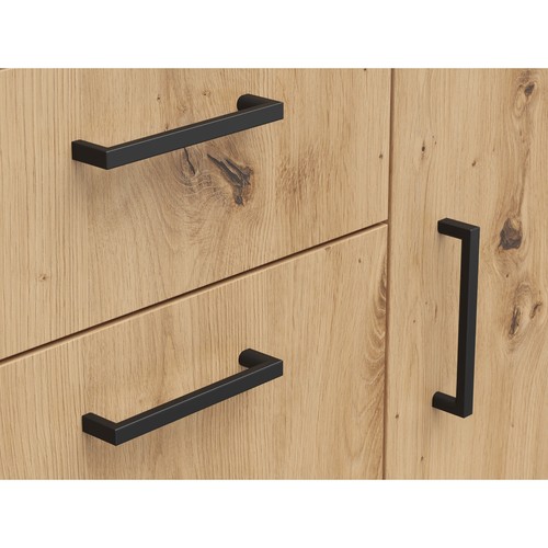 Kommode - Artisan Eiche - 2 Türen - 2 Schubkästen - XL-Tiefe - 80 cm breit - Bild 7 von 7