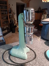 Vintage Green Jadeite Myers Bullet Mixer W/matching Original Cup