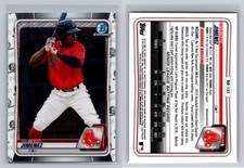 2020 Bowman Draft #BD-137 Gilberto Jimenez Chrome
