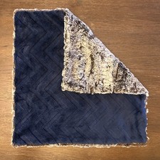 Designer baby boy minky SOFT NEW 14" x 14"
