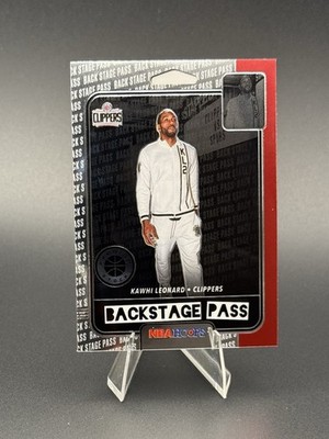 2019-20 Panini NBA Hoops - Backstage Pass Kawhi Leonard #8