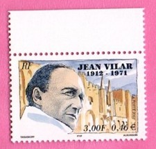 FRANCE - 2001 - YT3398**MNH - BDF - JEAN VILAR - COTE 2€