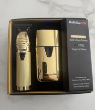 BaByliss PRO limitedFX Collection GoldFX Trimmer & UVFOIL Single-Foil Shaver Set