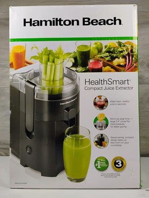 HAMILTON BEACH HEALTH SMART COMPACT JUICER / JUICE EXTRACTOR
