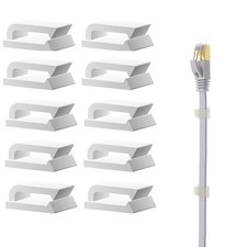 Ethernet Cable Clips Adhesive Wire Clips Holder Self Adhesive Wire Clips Managem
