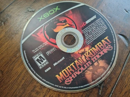 Mortal Kombat: Shaolin Monks (Microsoft Xbox, 2005) Disc Only