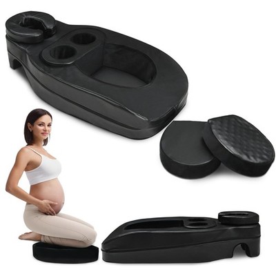 Pregnancy Massage Cushion & Headrest - Release Lower Back Pain, Prenatal Bols...