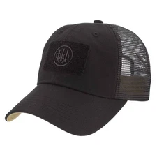 Beretta Tac Patch Trident Hat Black Ripstop Mesh Back Adjustable BC100016600999