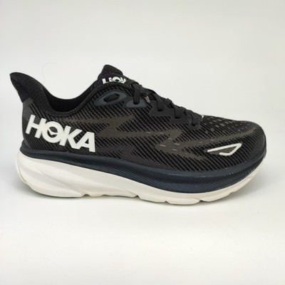 Hoka Clifton 9 Women's Size 8.5 B Shoes Mesh Black White Running 1127896 BWHT