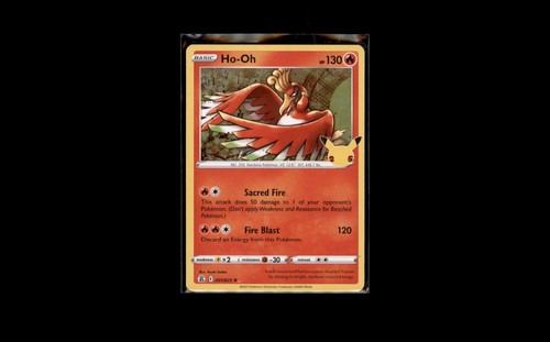 Pokemon TCG Ho-Oh Celebrations Card 1/25 NM Holo Rare