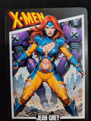 Jean Grey X-Men X-Force Marvel Comic Book Hot Spicy Custom Trading Card 