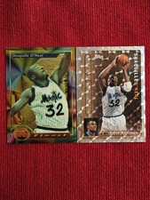 Shaquille O'Neal 1993-94 Topps Finest #3 ×2 Card Lot Magic/Lakers HOF