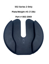 Replacement 5 largest Bowflex SelectTech 552 Series 2 Dumbbell Weight Plate