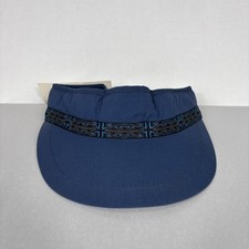 Vintage Columbia River Runner Visor Blue Adjustable Buckle Baltic Aztez NWT