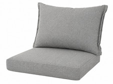 Better Homes Gardens Gray Deep Seat Cushion Set 24x24 Outdoor Patio NEW
