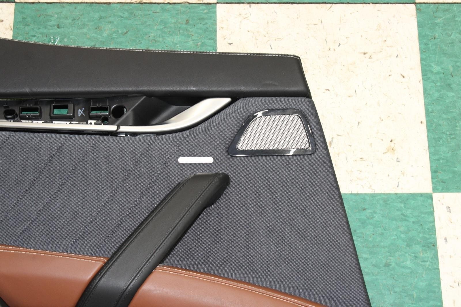14-19 MASERATI GHIBLI Blu Brown Rear Left LR Door Trim Panel Unit OEM Factory OE