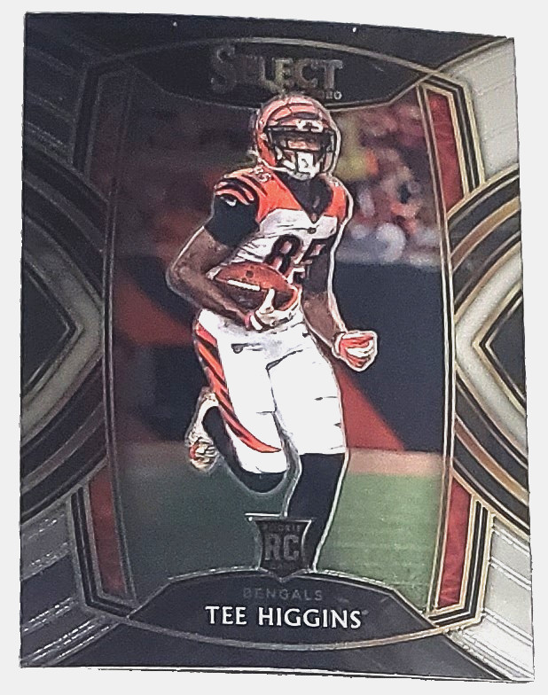 2020 SELECT TEE HIGGINS ROOKIE CARD #260 FOOTBALL CARD