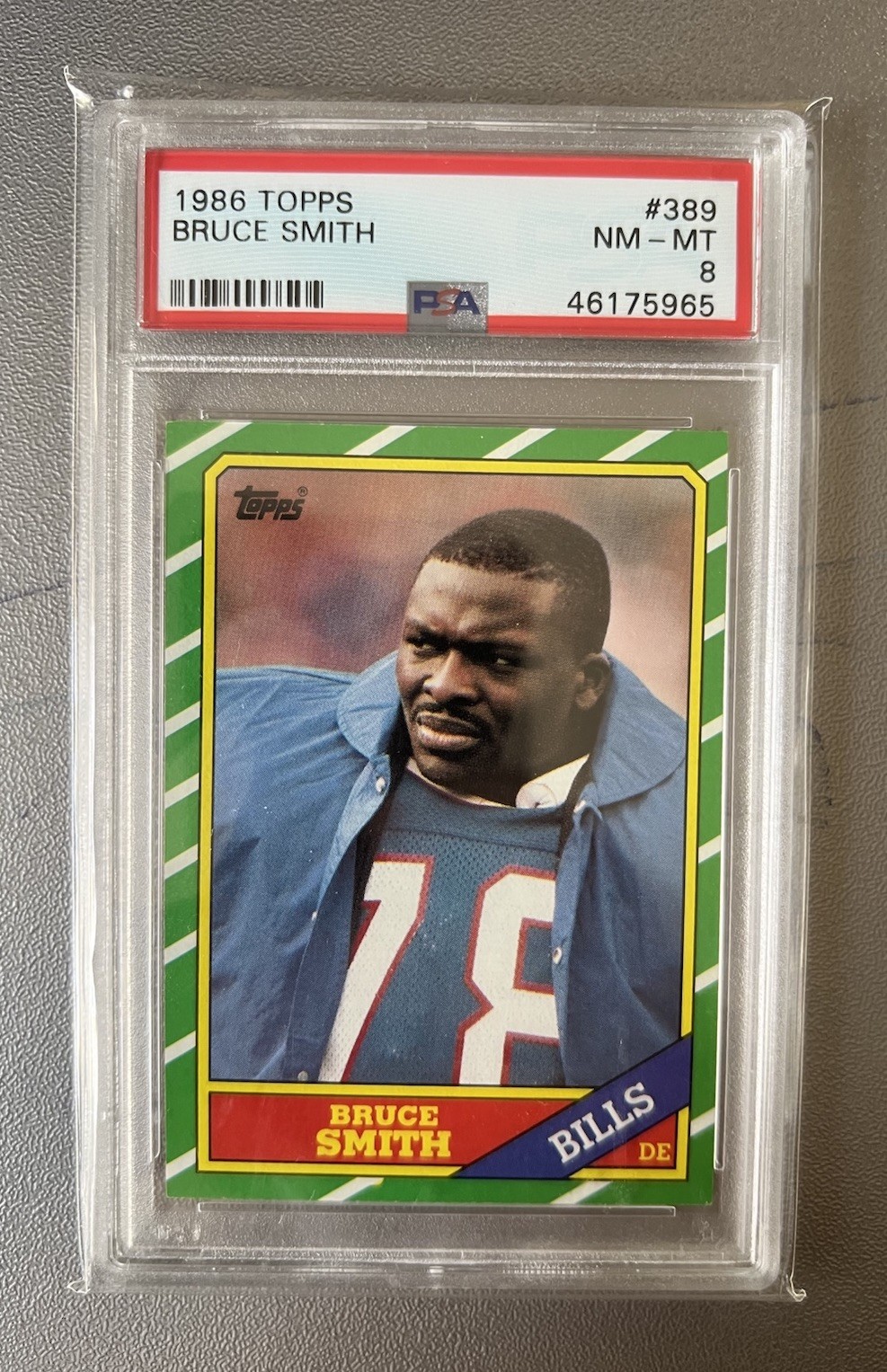1986 Topps - Bruce Smith #389 (RC)