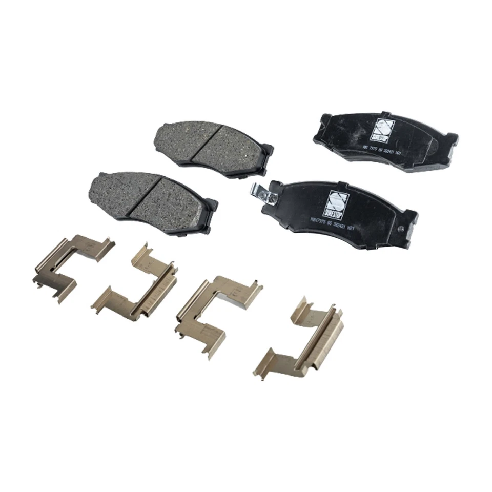 Juego de pastillas de freno delanteras y traseras de cerámica para Nissan 300ZX 1984 Máxima 1984-1986 Foto 3 de 4