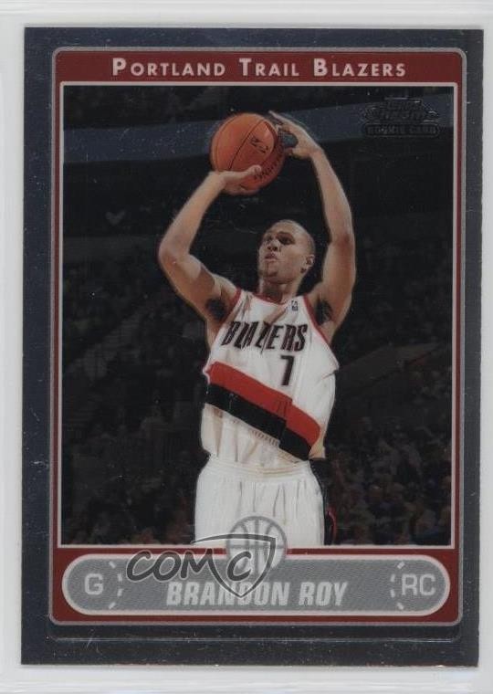 2006-07 Topps Chrome Brandon Roy #190 0q3