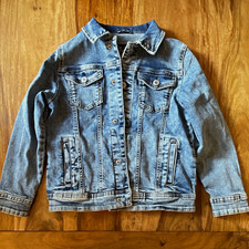 DIVSN Jungen Jeansjacke Denim blau kurz Langa...