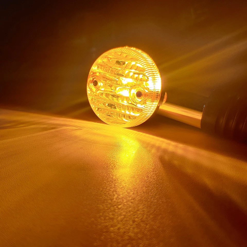 2 luces de señal de giro ámbar para motocicleta Honda VTX1800S VTX1800F3 VTX1300S Foto 4 de 4