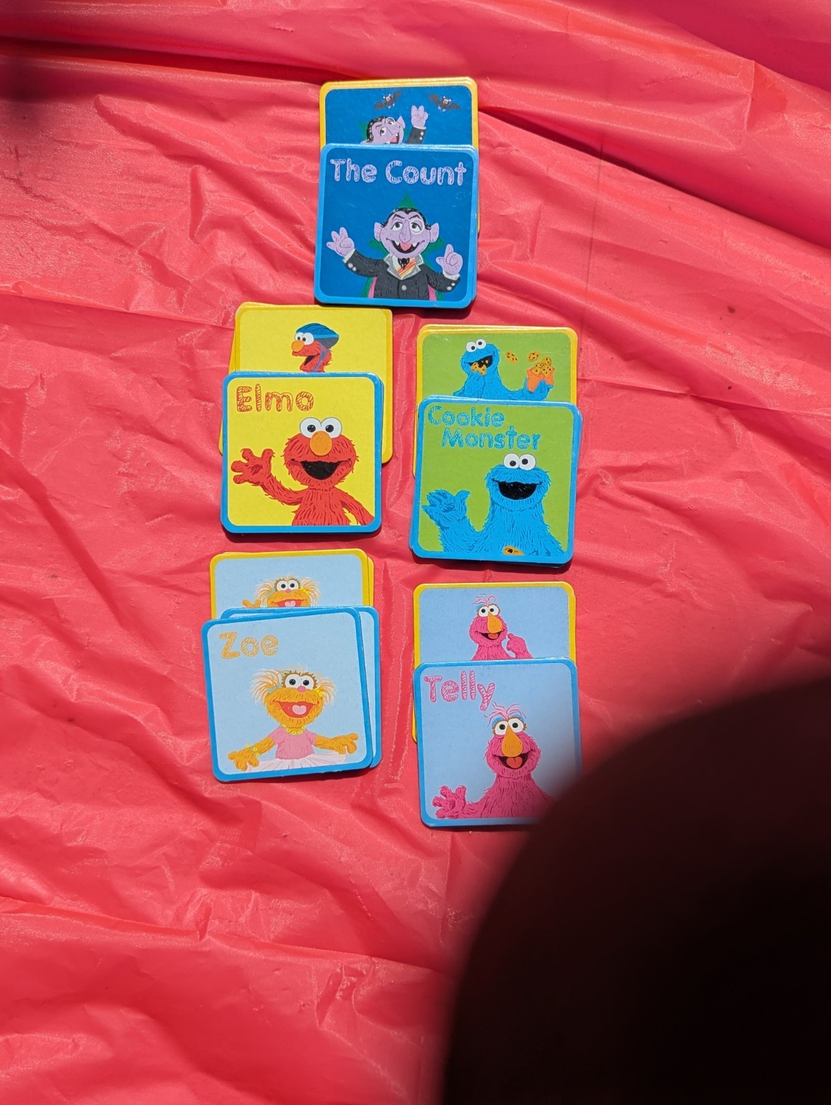 Sesame Street Floor Memory Match Game (Cardinal) - 100% COMPLETE - 54 Tiles!