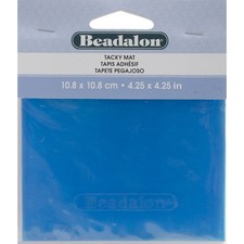Beadalon Tacky Bead Mat-4.25"X4.25" - 218H-200