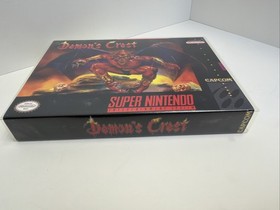 Demon's Crest Super Nintendo Game SNES Authentic +Collector Case