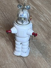 Moon Explorer von Tin Tom Toys Vintage Blechroboter OVP Sammlerzustand Top