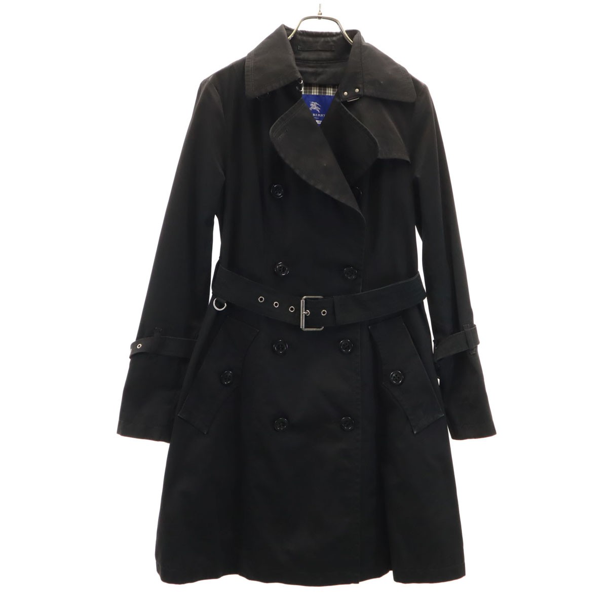 BURBERRY LONDON BLUE LABEL trench coat 40 black Women | eBay BURBERRY LONDON BLUE LABEL trench coat 40 black Women | eBay