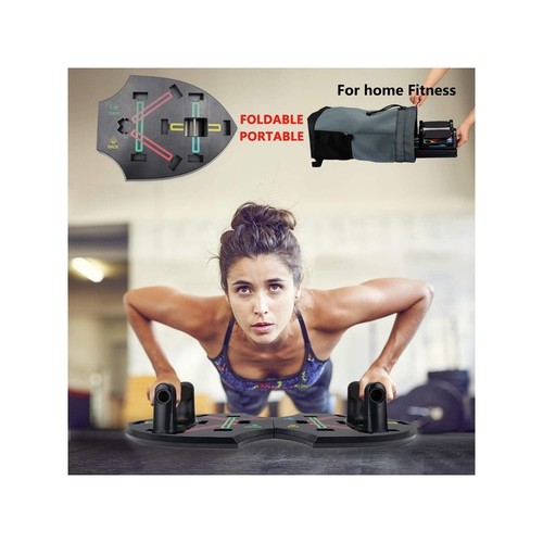 Color Coded Push Up Board System Muscle Toning Workout Equipment Fitness New - 第 10/10 張圖片