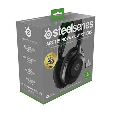 SteelSeries Arctis Nova 4X Wireless Multi-Platform USB-C Gaming Headset, Black