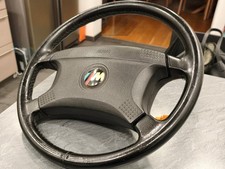 Original BMW E36 Lederlenkrad - Gepflegt - Mit Airbag und Schleifring