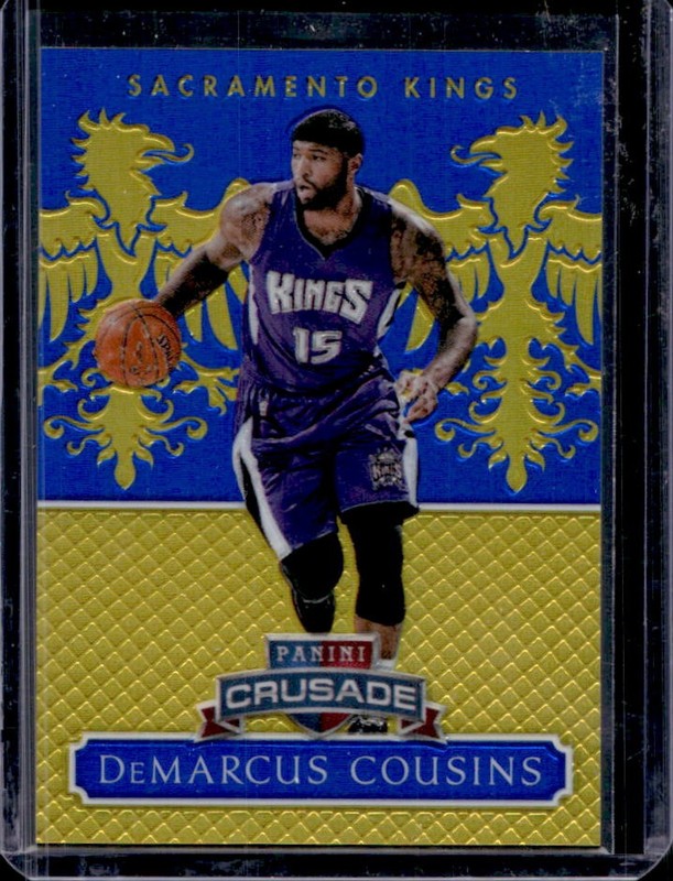 2014-15 Panini Excalibur DeMarcus Cousins Crusade Blue #/149 Kings