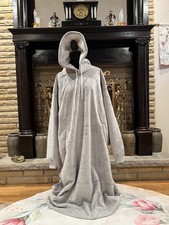 Wearable Blanket Hoodie for Adult,Oversized Sherpa Fleece Blanket Hoodie COZY