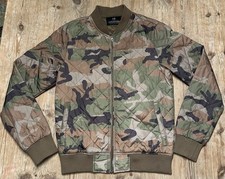 Scotch Soda Quilted Camo Bomber Jacket Men s Small Retail 198