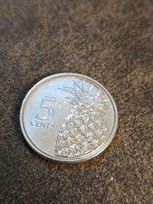 2015 BAHAMAS 5 CENTS - Pineapple coin