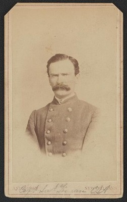 New Orleans LA Colonel James Lingan 1860s Confederate Uniform Portrait