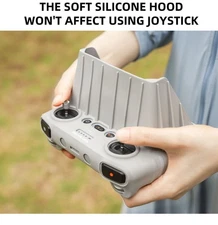 Silicone Protective Cover Case For DJI RC Controller Remote Black Gray Soft Skin