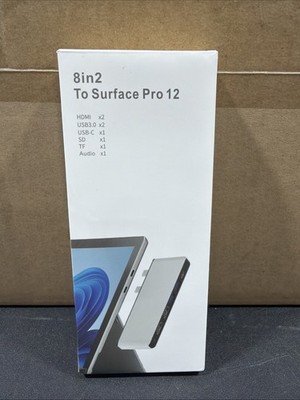8 in 2 To Surface Pro 12. HDMIx2, USB 3.0x2, USB-Cx1, SDx1, TFx1, Audiox1