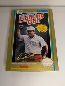 Lee Trevino's Fighting Golf - Nintendo NES, Complete CIB, Next Day Shipping