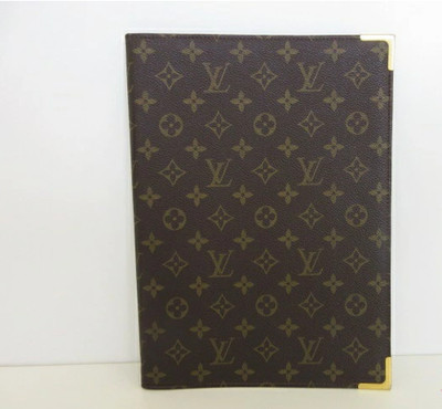 Louis Vuitton Monogram Couverture Bloc Desk Agenda Cover M56271 Authentic Japan