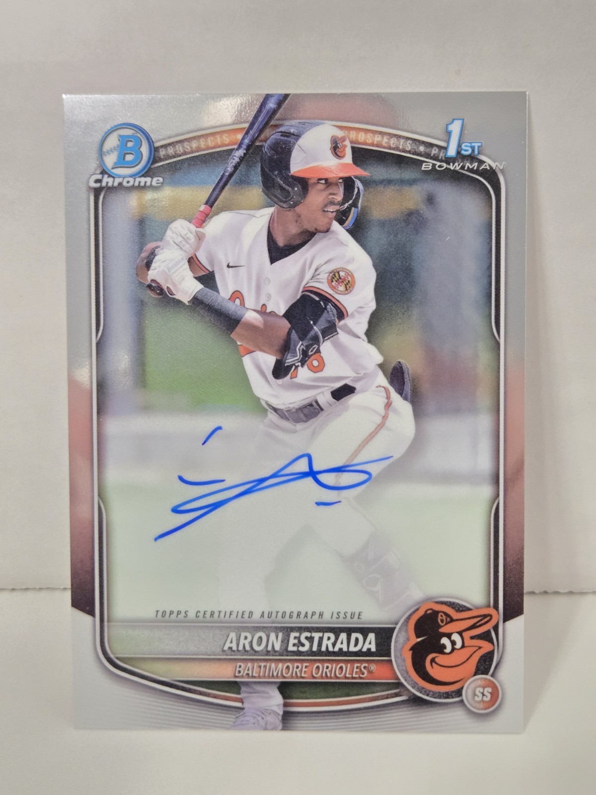 2025 Bowman - Chrome Prospect Autographs Aron Estrada #CPA-AES
