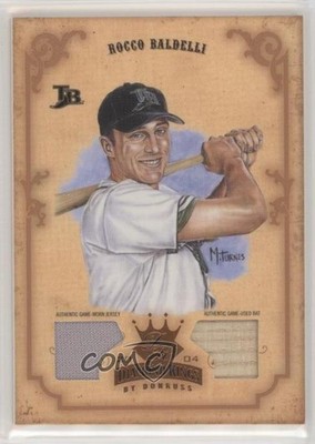 2004 Donruss Diamond Kings Bronze Materials 84/100 Rocco Baldelli #21 0c6