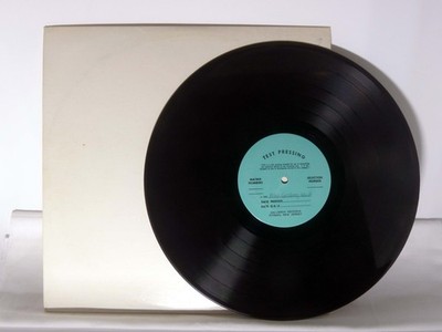 LP  ALLEN GINSBERG  FIRST BLUES  Test Pressing