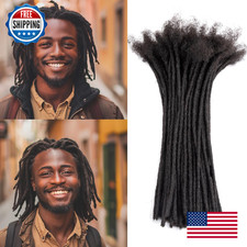 Teresa Human Hair Dreadlock Extensions 10inch 0.2cm - Soft, Natural, Handmade