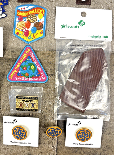 Lot Of 20 Assorted Girl Scout And Brownie Patches - Pins - Accessories SXM1 - Picture 5 of 7