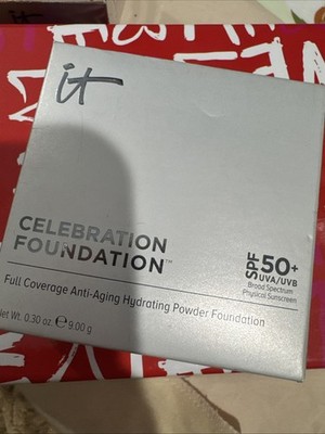 It Cosmetics Celebration Foundation Spf 50 Powder Foundation Deep  (Co)
