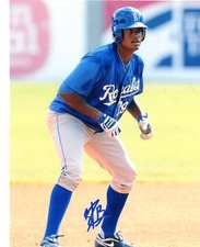 JORGE BONIFACIO KANSAS CITY ROYALS SIGNED AUTOGRAPHED 8X10 PHOTO